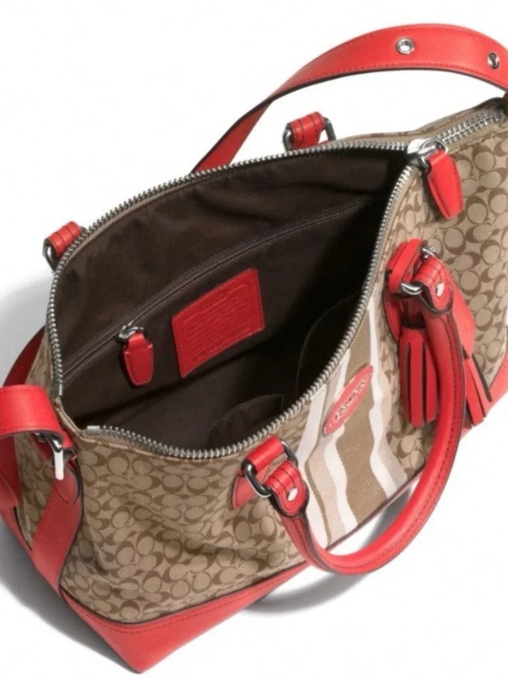 Coach signature stripe